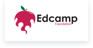 Edcamp logo with apple