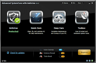 Advanced SystemCare + Antivirus 2013 v5.5 Full Version