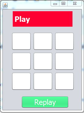 Java Tic Tac Toe Game 0
