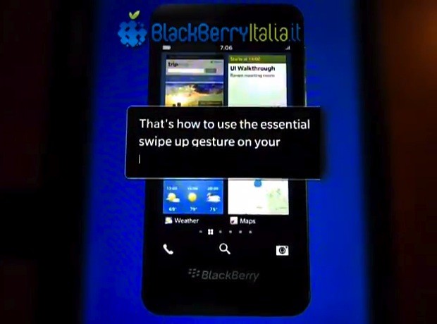 BlackBerry, 10 L-series, tutorial