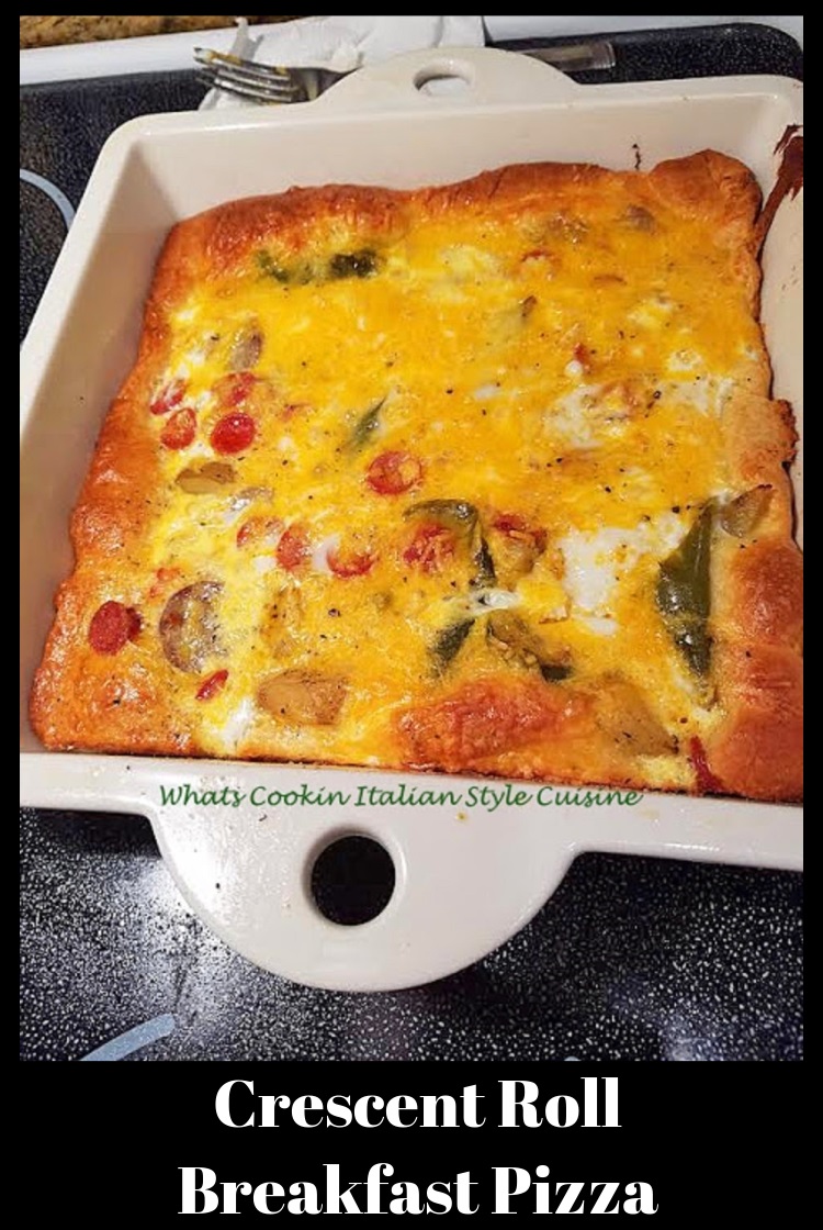 Crescent Roll Breakfast Pizza | What's Cookin' Italian Style Cuisine