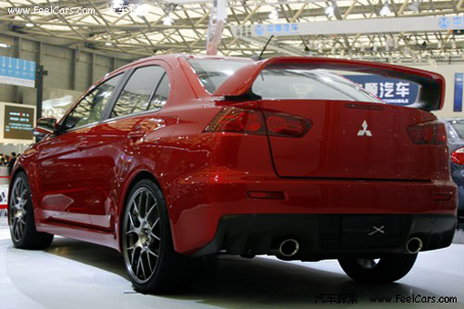 contest mitsubishi lancer evo x rs red color