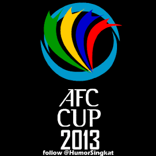 Gambar animasi logo AFC asian Football Confederation Cup U-19 background hitam