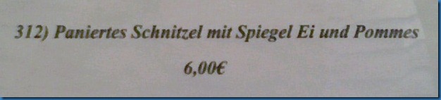 Spiegel Ei und Pommes