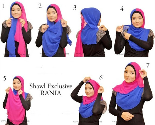 Tutorial Memakai JILBAB Segi Empat