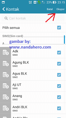 Ketika Admin ZeZe hendak memindahkan kontak dari kartu Sim satu ke satunya lagi Cara Memindahkan Kontak ke Kartu SIM dengan Cepat