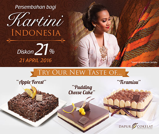 Hari Kartini Dapur Cokelat Kasih Diskon Khusus Untuk 