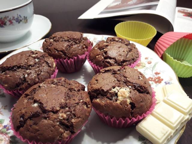 Muffins triple chocolate