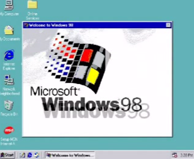 cara instal windows 98