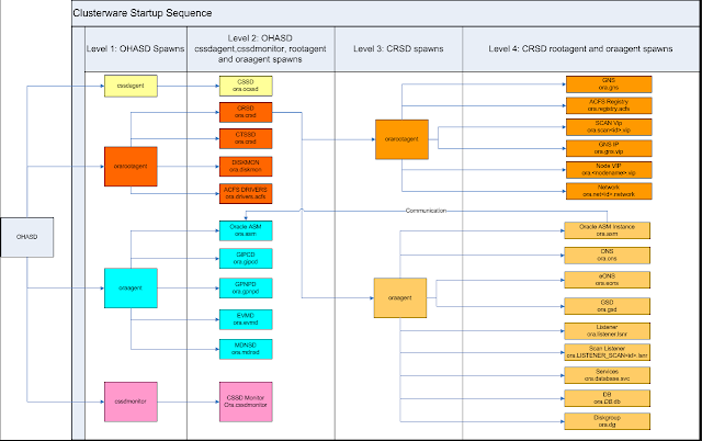 Clusterware Process Startup Workflow