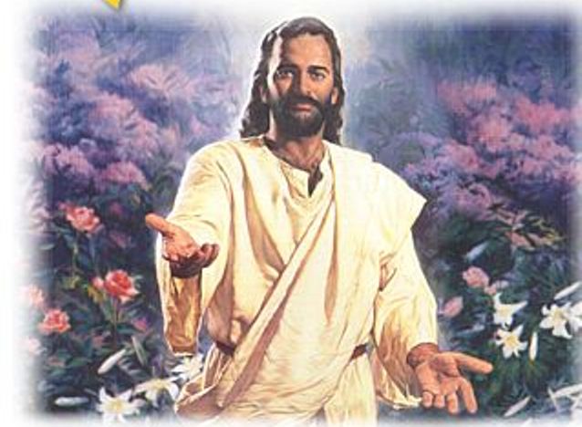Resultado de imagen de imagenes de jesus con las manos extendidas