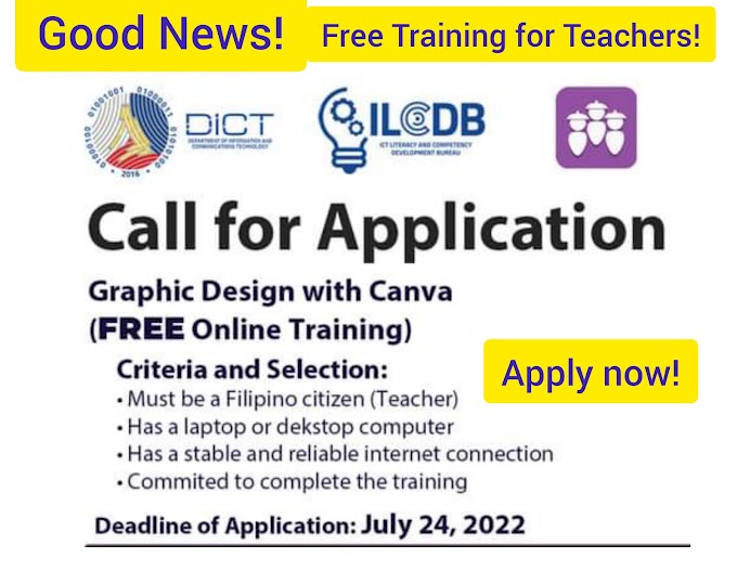 FREE Upskilling for Teachers on Graphic Design with Canva for Teachers | Registration is until July 24, 2022