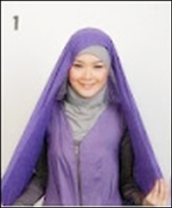 Cara memakai hijab tutorial cepat