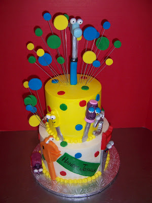 Handy Manny 2-tier cake