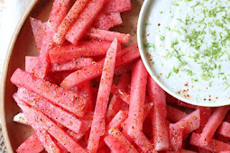 WATERMELON FRIES WITH COCONUT LIME DIP
