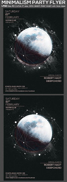  Moon Party Flyer Template