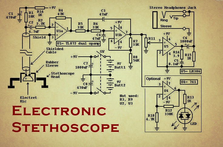 Electronics project: Electronic stethoscope designing ...