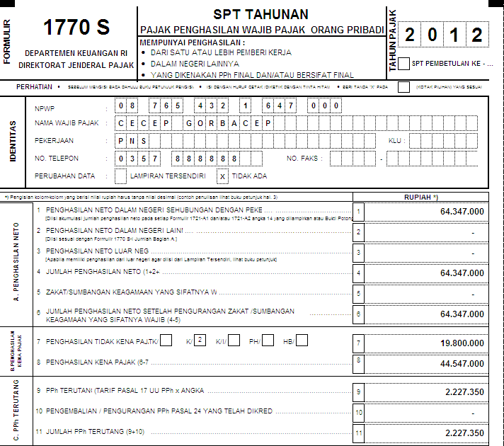 Download Formulir Pajak Free  Review Ebooks
