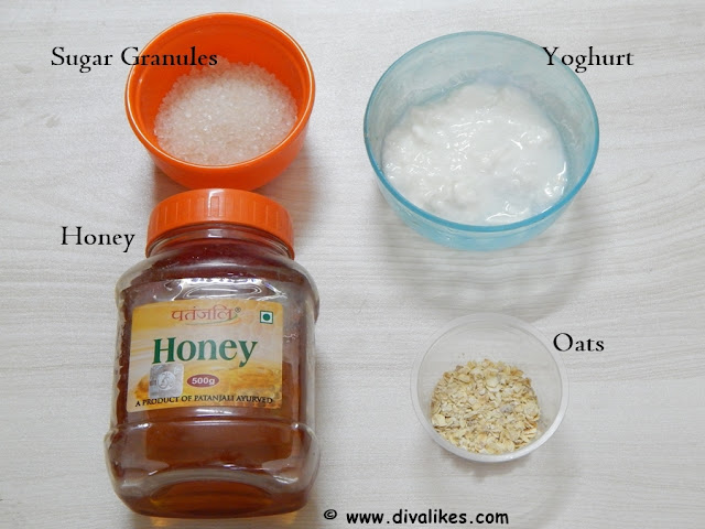 oatmeal scrub ingredients