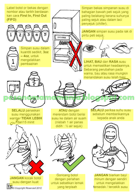 Cara Menyimpan Dan Memanaskan Stok EBM