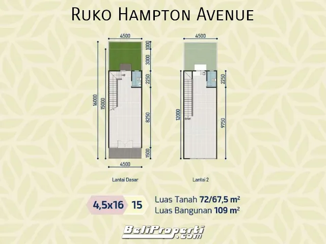 jual beli ruko hampton paramount