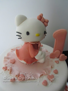 Bolo de aniversário Hello Kitty pasta açucar