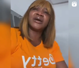 Uche Ogbodo weeps profusely as she slams critics over her relationship with Yul Edochie’s wives (Video)