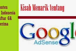 Blog Konten Bahasa Indonesia Bisa Daftar Google Adsense dan Diterima