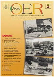 OER Puglia 2000-03 - Settembre 2000 | ISSN 2039-7135 | TRUE PDF | Trimestrale | Professionisti | Medicina | Ricerca
La rivista tratta tematiche inerenti l'epidemiologia e la sanità pubblica.
Tutti i lavori pubblicati sono inediti ed in esclusiva.