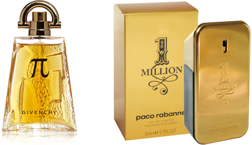 Pi da Givenchy e 1 Million da Paco Rabanne