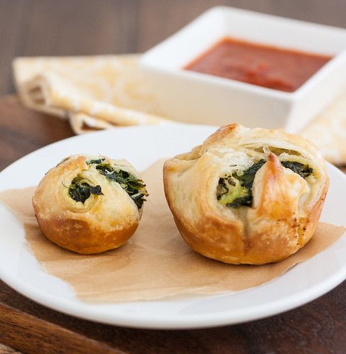 Spinach and Feta Puff Pastry Bites