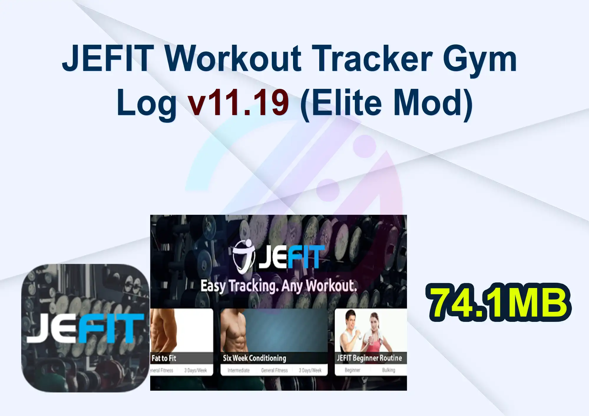 JEFIT Workout Tracker Gym Log v11.19 (Elite Mod)