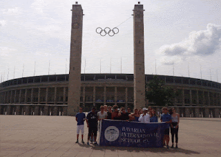Heath's Bavarian International School students at Berlin Olympic Stadium