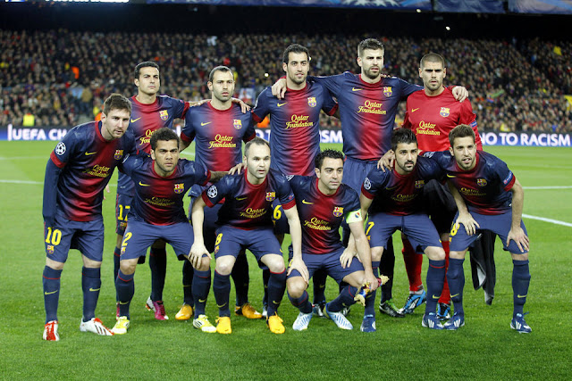Starting Eleven Barca FC