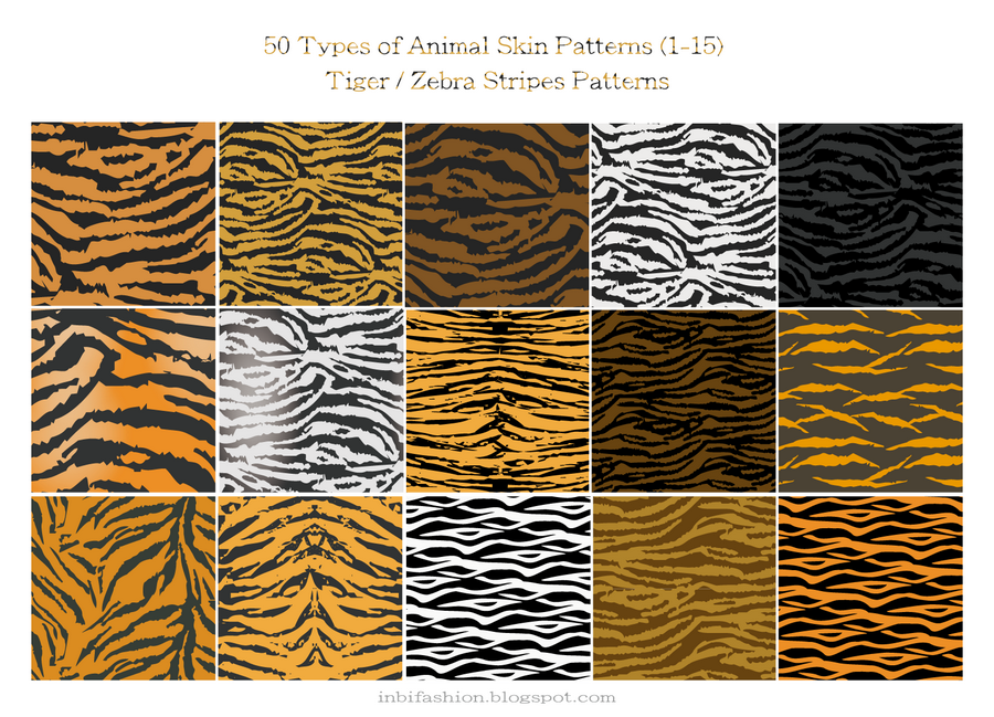 Tiger / Zebra Stripes Patterns