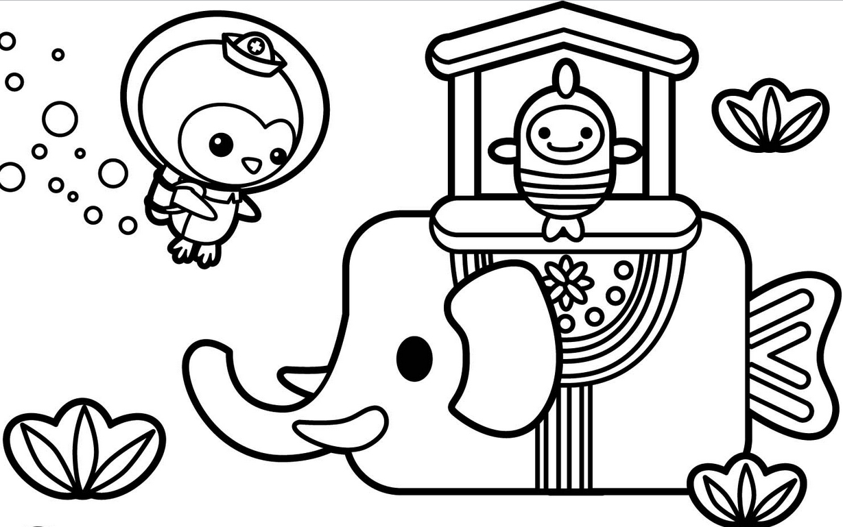 Download Baú da Web: Desenhos Octonautas para colorir