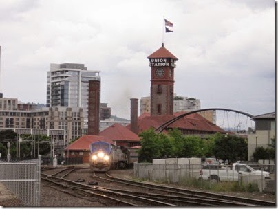 IMG_6189 Amtrak P42DC #199 at Union Station in Portland, Oregon on June 7, 2009