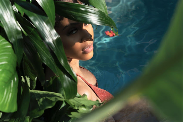 Saweetie in sexy bikini swimsuits model photoshoot