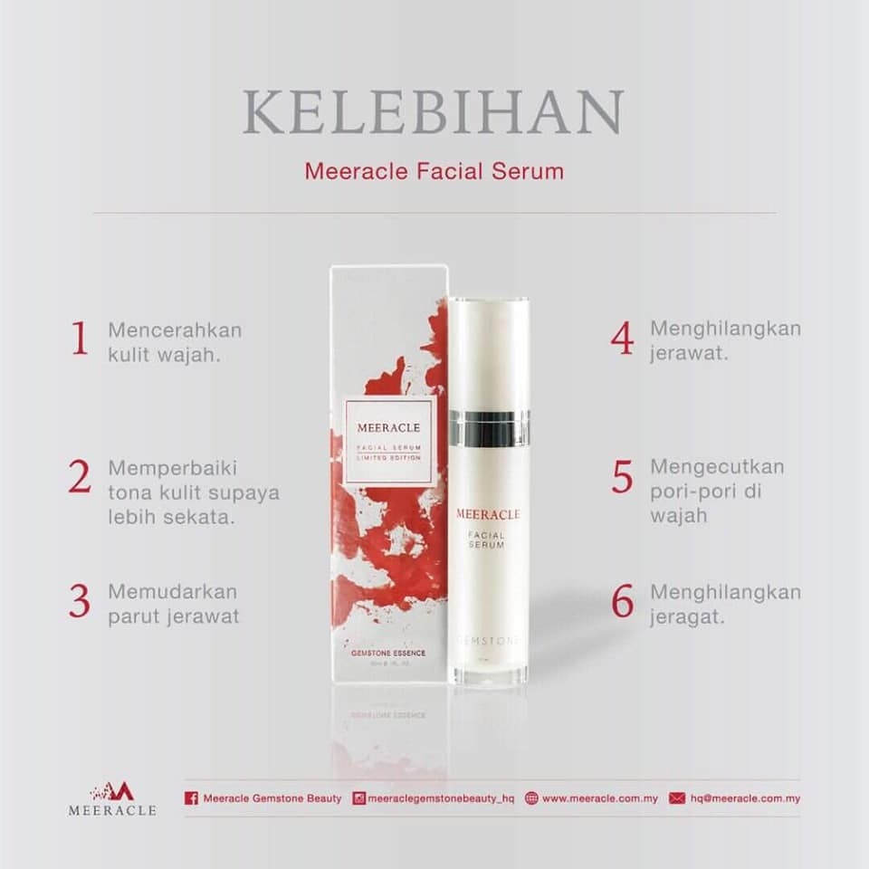Meeracle Gemstone Cleanser Serum Packing Terbaru Cantik Dengan Bahan Kualiti Premium