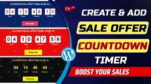 offer countdown in wordpress