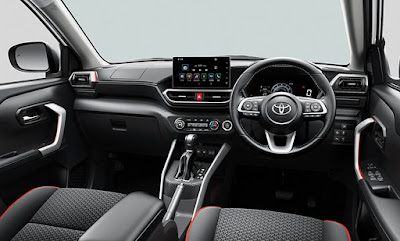 Interior Toyota Raize ,SUV Kompak Toyota