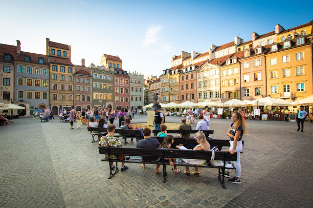 Piazza della città vecchia-Rynek Starego Miasta-Varsavia