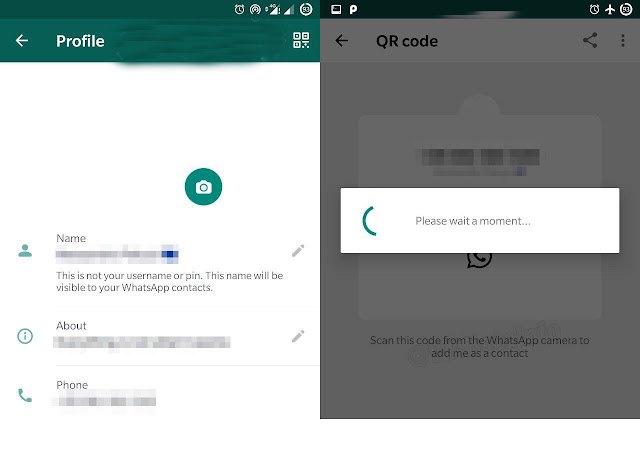 "What Adding the option to post status updates WhatsApp Facebook Stories, QR codes to share contact information"   