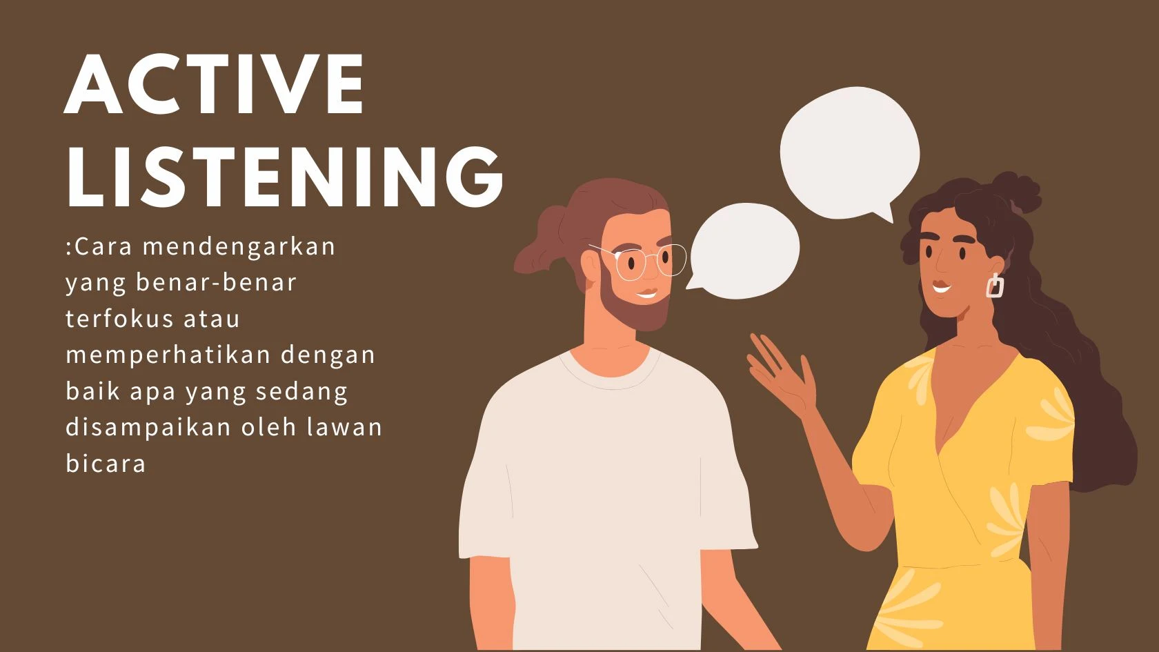 Active listening adalah