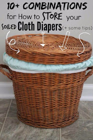 10+ Combinations for How to Store Soiled Cloth Diapers (+some tips)