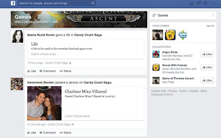 facebook games new look