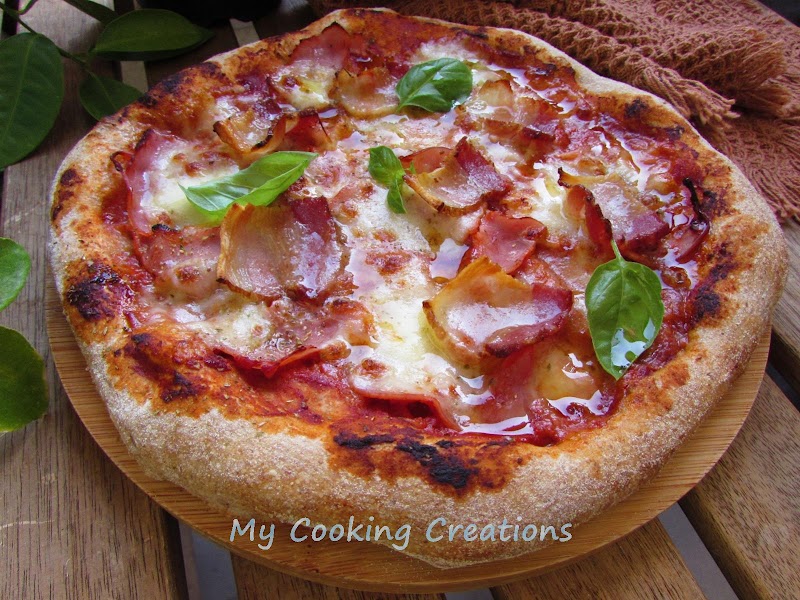 Пълнозърнеста пица с дълго втасване * Pizza integrale a lunga lievitazione