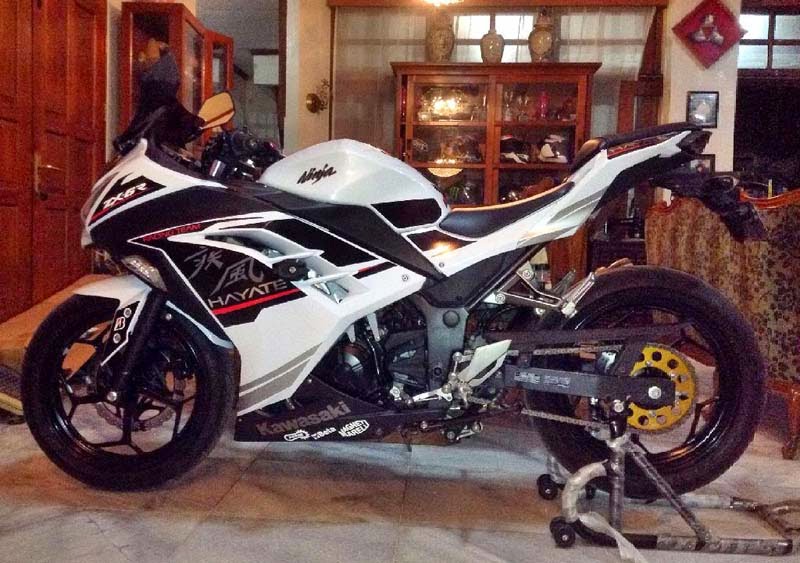 modifikasi motor ninja 250 terbaru