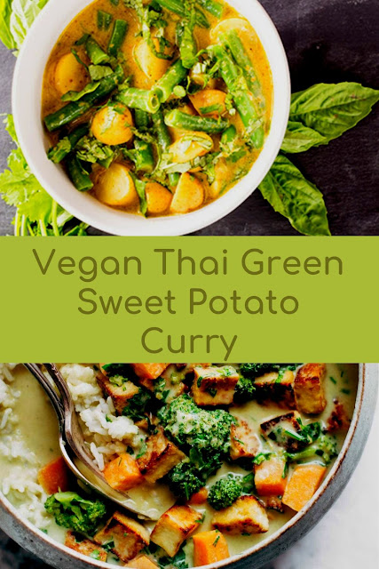 Vegan Thai Green Sweet Potato Curry