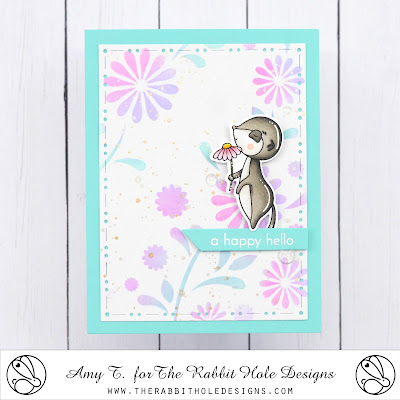 I Really Dig You Stamp and Die Set illustrated by Agota Pop, Build Your Garden Stencil, You've Been Framed - Layering Dies, Clear Sparkle Enamel Dots by The Rabbit Hole Designs #therabbitholedesignsllc #therabbitholedesigns #trhd